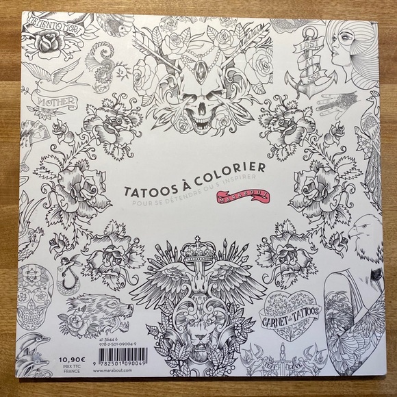 Tattoos à Colorier Coloring Book - Picture 3 of 4